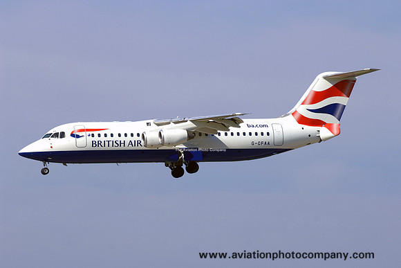 British Airways CityFlyer BAe 146 RJ-100 G-CFAA (2008)
