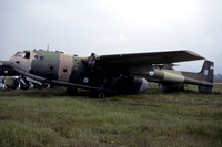 Greek Air Force Nord Noratlas 52-189 dumped at Elefsis (1993)