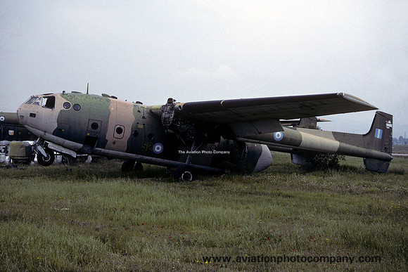 Greek Air Force Nord Noratlas 52-189 dumped at Elefsis (1993)