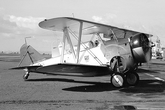 US Navy Grumman SF-1 Biplane