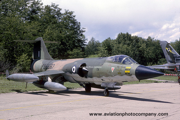 Greek Air Force Lockheed F-104G Starfighter 6662 (1987)