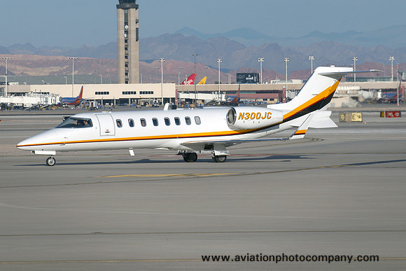 Learjet 45 N300JC at Las Vegas IAP (2013)