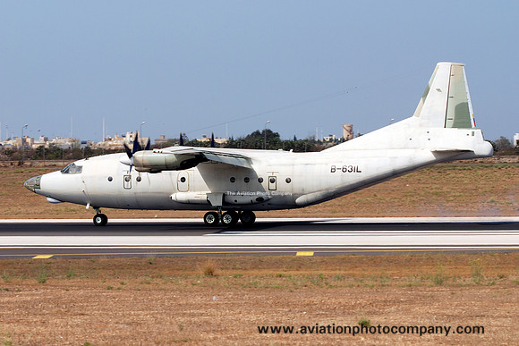 Venezuelan Air Force Shaanxi Y-8F-200 B-631L on delivery through Malta Luqa (2013)