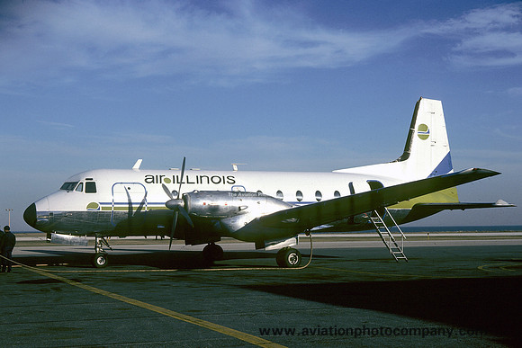 Air Illinois Hawker Siddeley HS.748-2A N748LL (1976)