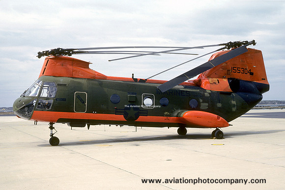 US Navy NATC Vertol CH-46E 155304 (1983)