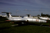 Soviet Air Force Aero L-29 92 red displayed at Skulte (2003)