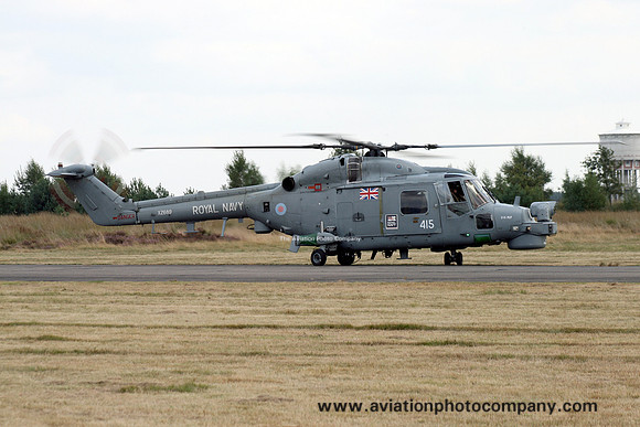 Royal Navy 815 Squadron Westland Lynx HMA.8SRU XZ689 at Kleine Brogel (2012)