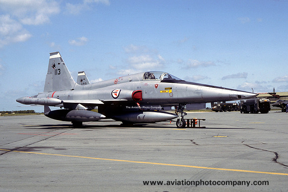 Norwegian Air Force 336 Skv Northrop RF-5A 113 (1980)