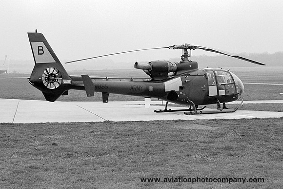 Army Air Corps Gazelle Conversion Flight Westland Gazelle AH.1 XW885/B (1976)