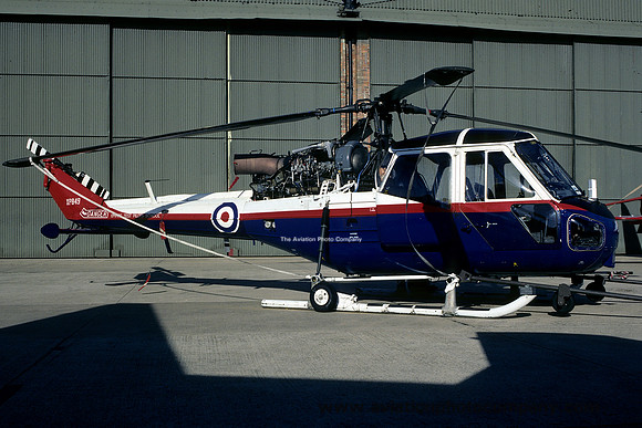 ETPS Westland Scout AH.1 XP849 at Boscombe Down (1988)