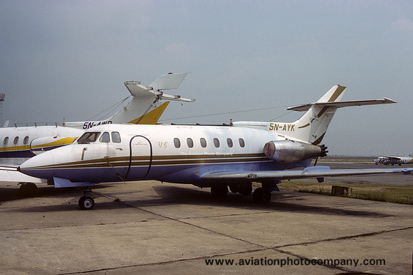 Hawker Siddeley HS125-600B 5N-AYK (1984)