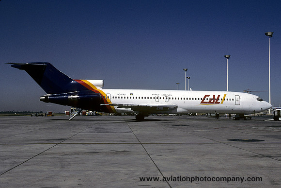 Congo Airlines Boeing 727-200 9Q-CRS at Johannesburg (1998)