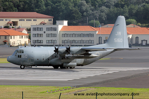 US Navy VR-62 Lockheed C-130T Hercules 165160/JW at Lajes (2013)
