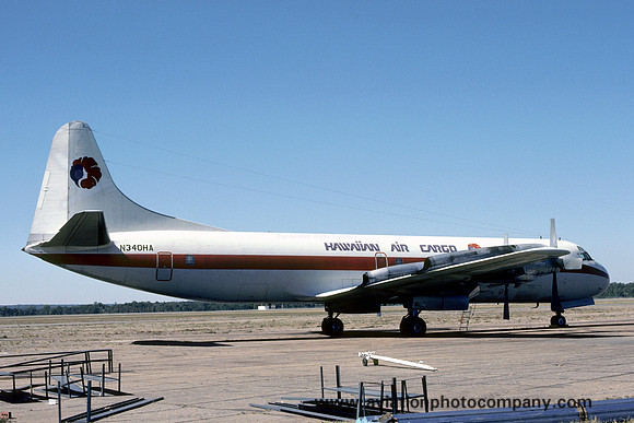 Hawaiian Air Cargo Lockheed Electra N340HA (1978)