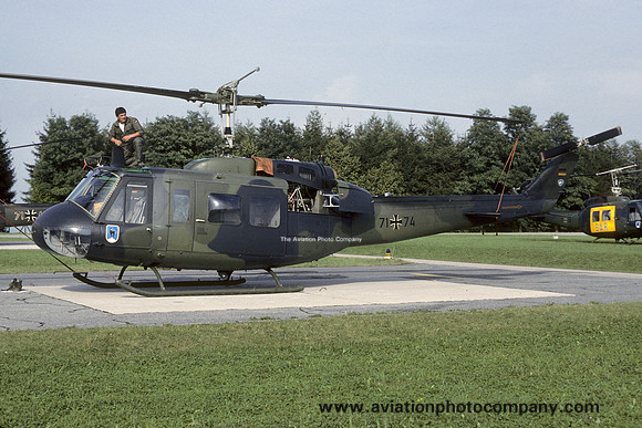 German Air Force LTG61 Bell/Dornier UH-1D 71+74 (1987)