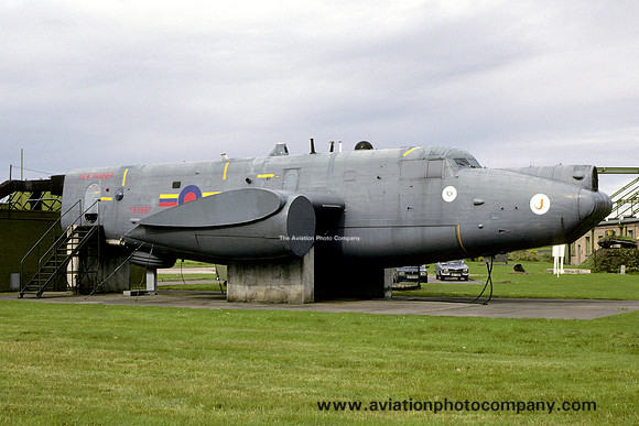 RAF 8 Squadron Avro Shackleton MR.2 cabin trainer at RAF Lossiemouth (1985)