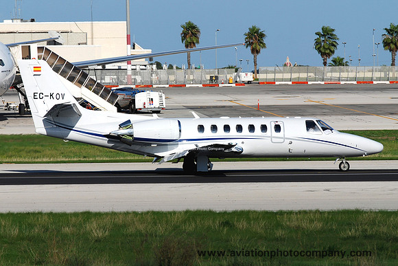 Cessna 560 Citation Encore EC-KOV at Malta Luqa IAP (2008)