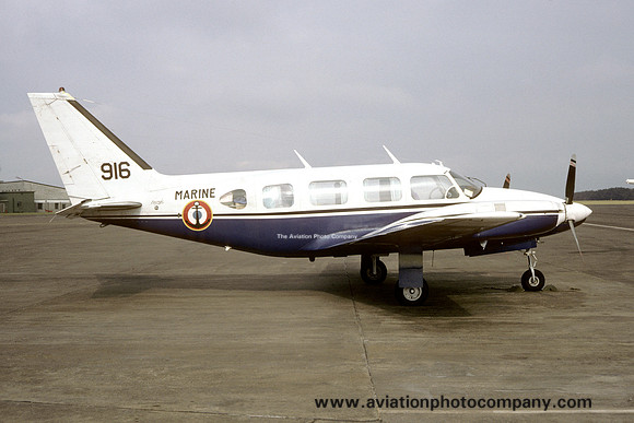 French Navy Piper PA-31-310 Navajo 916 (1986)