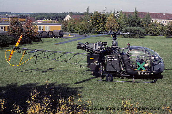 German Army HFR16 Sud Alouette II 76+92 (1986)