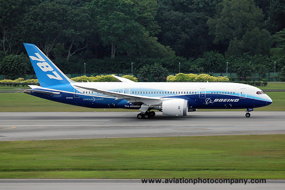 Boeing 787-8 N787BX at Singapore IAP (2012)