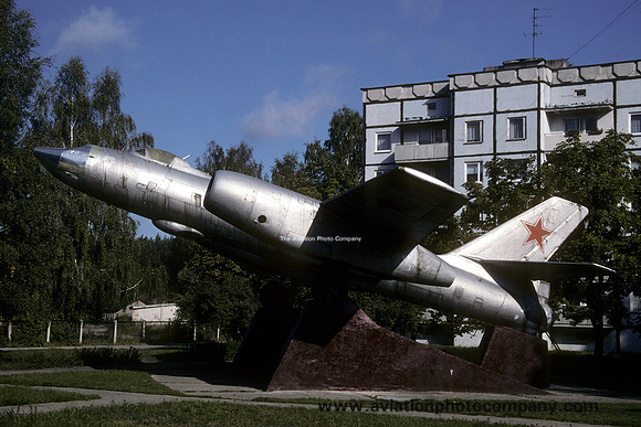 Soviet Air Force Ilyushin Il-28 38 displayed at Skulte (2003)