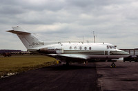 Eastern Airways Hawker Siddeley HS.125-3B G-AZVS at Newcastle (1979)