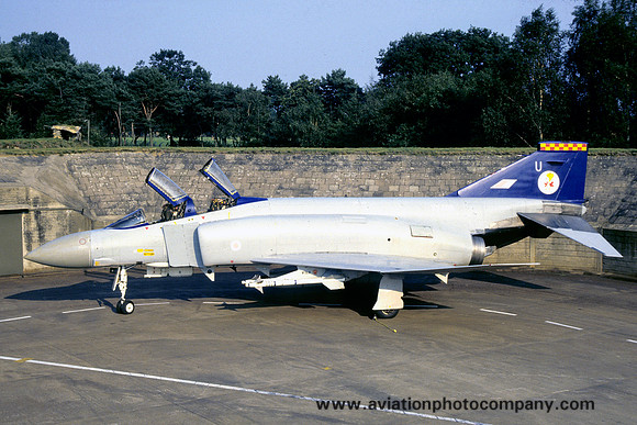 RAF 92 Squadron McDonnell F-4M Phantom FGR.2 XV498/U (1987)