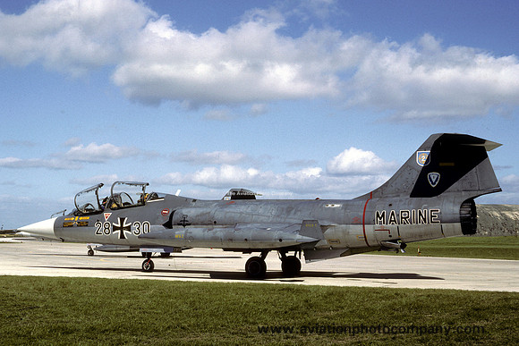 German Navy MFG2 Lockheed TF-104G Starfighter 28+30 (1986)