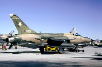 USAF DC ANG 121 TFS Republic F-105D Thunderchief 60-0525 at Nellis AFB (1980)