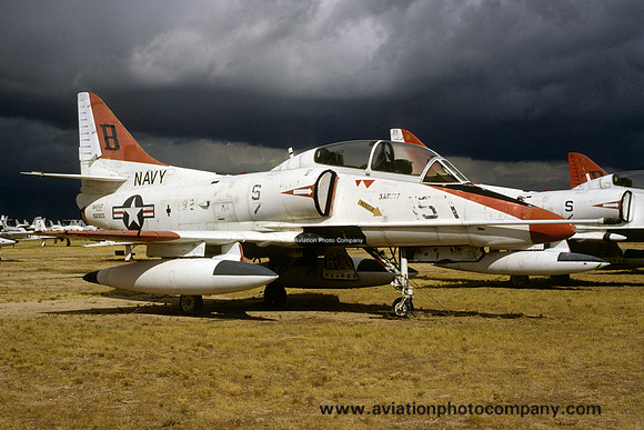 US Navy TW-2 Douglas TA-4J Skyhawk 156905/B-151 at AMARC Davis Monthan (2000)