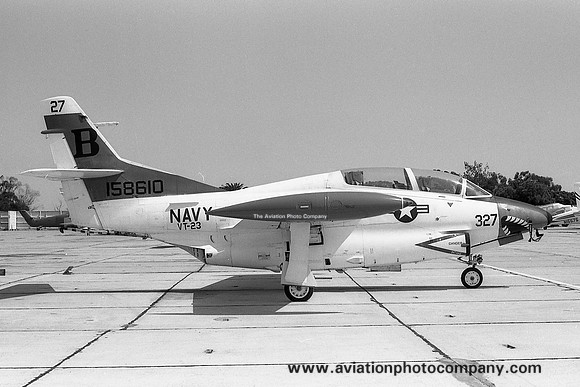 US Navy VT-23 North American T-2C Buckeye 158610/B-327 (1975)
