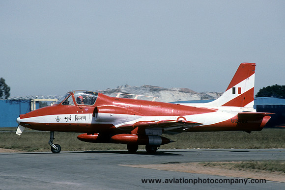 Indian Air Force Surya Kiran HAL Kiran 2 U2492 at Aero India 1996 Yelahanka