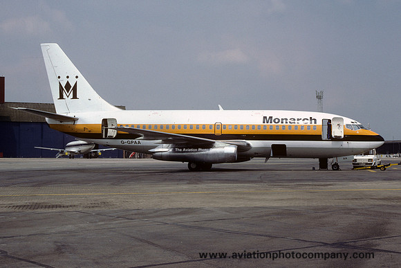 Monarch Airlines Boeing 737-200 G-GPAA (1984)