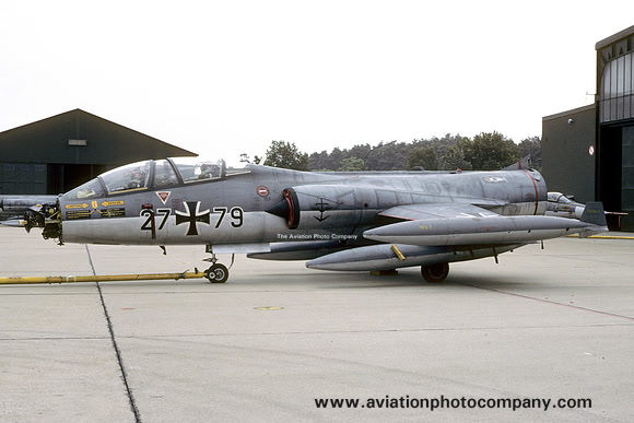 German Navy Lockheed TF-104G Starfighter 27+79 at Manching (1987)