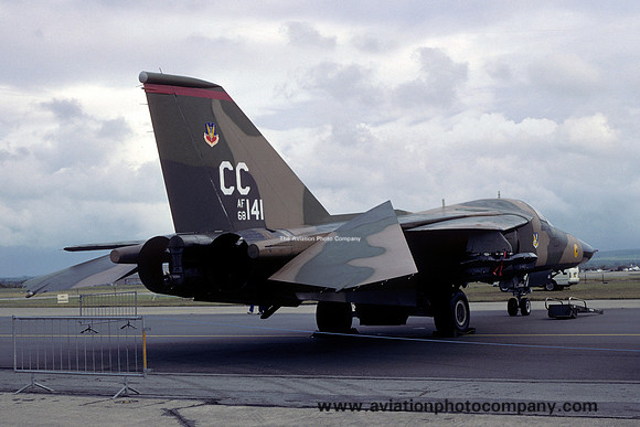 USAF 27 TFW General Dynamics F-111D Aardvark 68-0141/CC at RAF Greenham Common (1980)