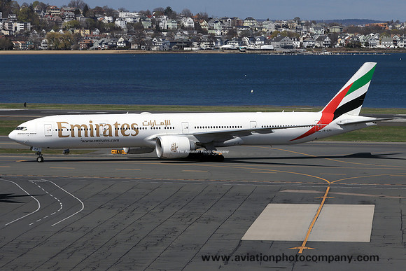 Emirates Boeing 777-300ER A6-EPX at Boston (2024)