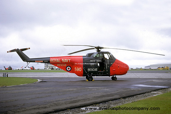 Royal Navy 706 Squadron Westland Whirlwind HAR.9 XN309/590 (1968)