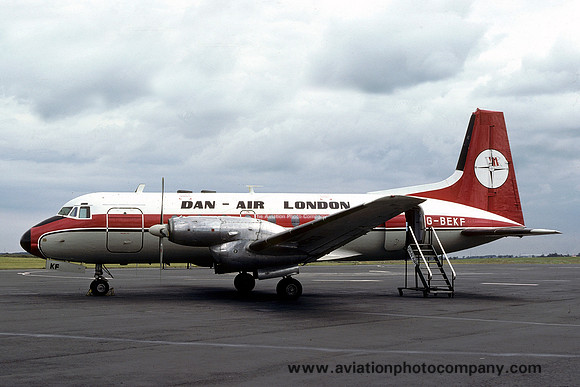 Dan Air London Hawker Siddeley HS.748-105 G-BEKF (1977)
