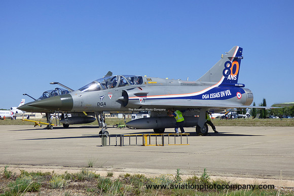 French Air Force DGA-EV Dassault Mirage 2000D 673 at Istres (2024)
