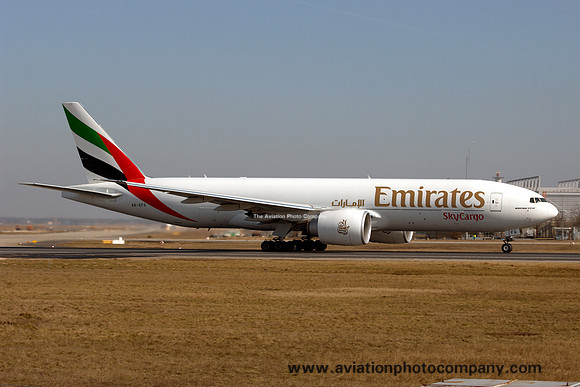 Emirates Sky Cargo Boeing 777-200F A6-EFG at Frankfurt (2013)