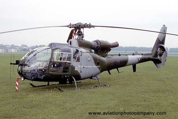 AAC 666 Squadron Westland Gazelle AH.1 XZ314 at Middle Wallop (1994)