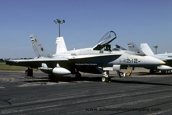 Spanish Air Force Ala 12 McDonnell Douglas EF-18A Hornet C.15-54/12-12 at RAF Waddington (2003)