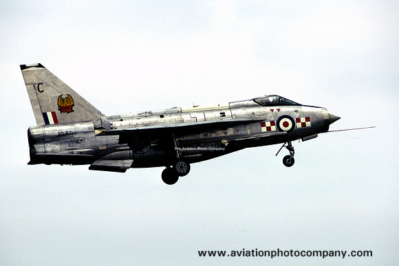 RAF 56 Squadron English Electric Lightning F.6 XR771/C (1975)