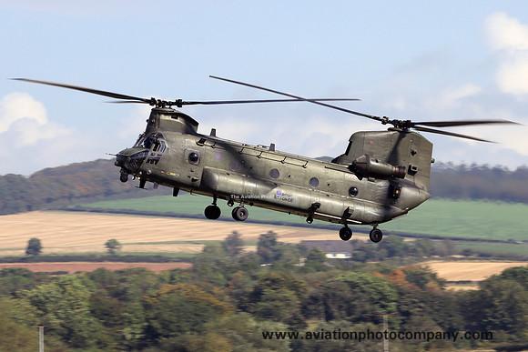 RAF Vertol Chinook HC.6A ZA682 at Prestwick (2023)