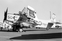 US Navy VA-145 Douglas A-1J Skyraider 142021/NK-504 (1966)