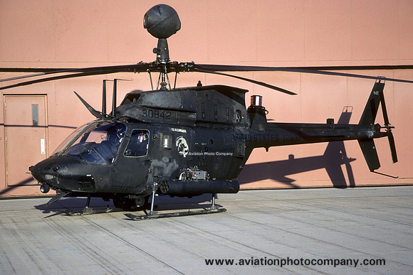 US Army 3/17 Cav Bell OH-58S Kiowa 93-0942 (2001)