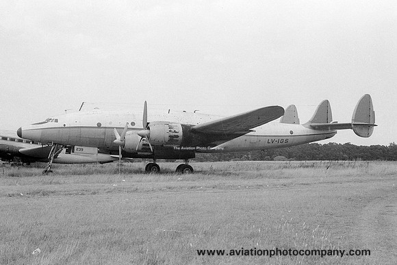 Lockheed L-749 Constellation LV-IGS (1979)