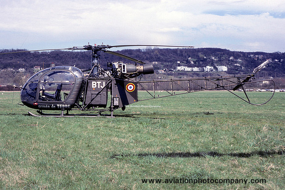 French Army 1 GHL Sud Alouette II 1181/BTJ (1987)