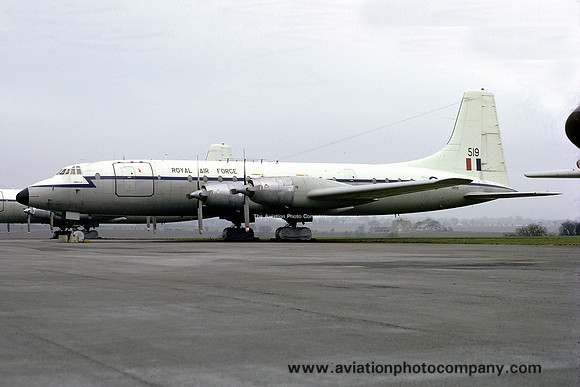 RAF Bristol Britannia C.1 XL519 Stored at Kemble (1976)