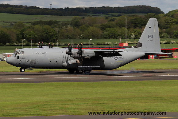Royal Canadian Air Force 436 Squadron Lockheed CC-130J Hercules 130617 at Prestwick (2022)